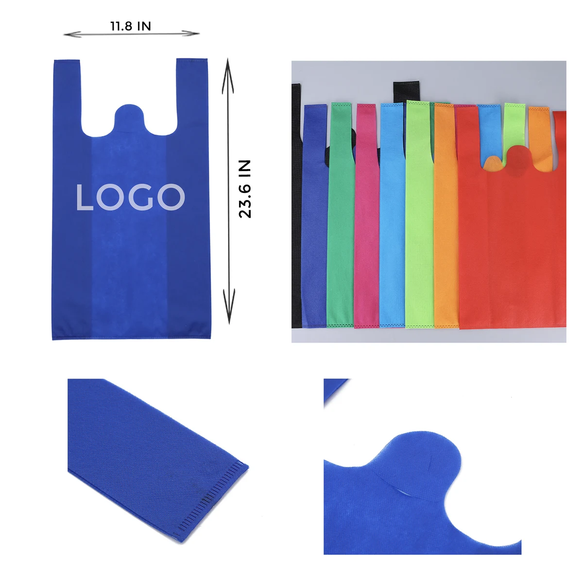 MOQ 10 PCS Convenient Non - woven Vest Bag 1