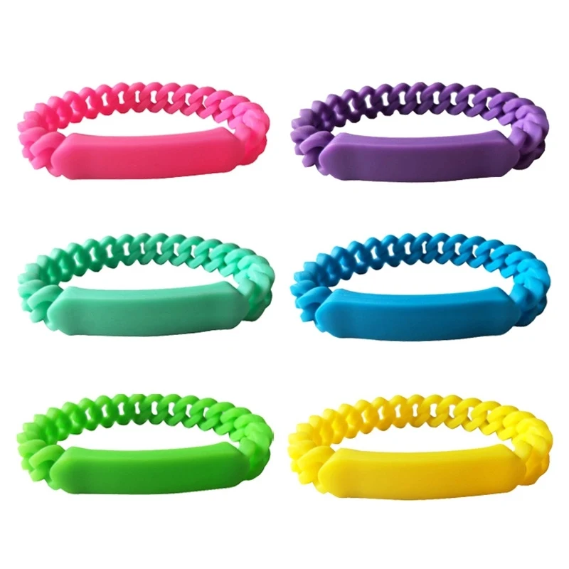 Twisted Silicone Wristband 1