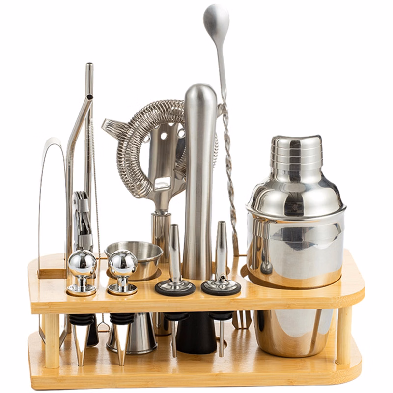 15-Piece Bartending Tool Shaker Set
