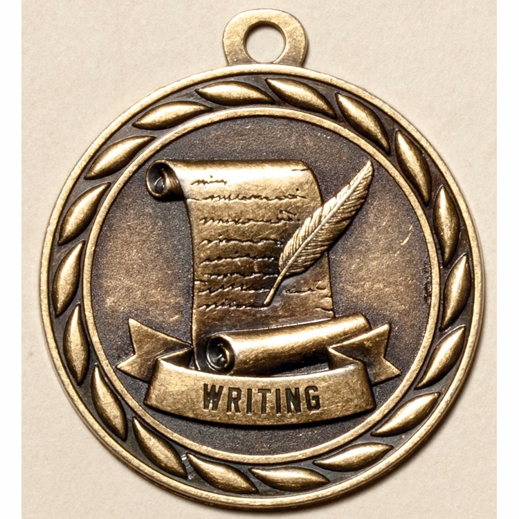 Writing Medal, 2"