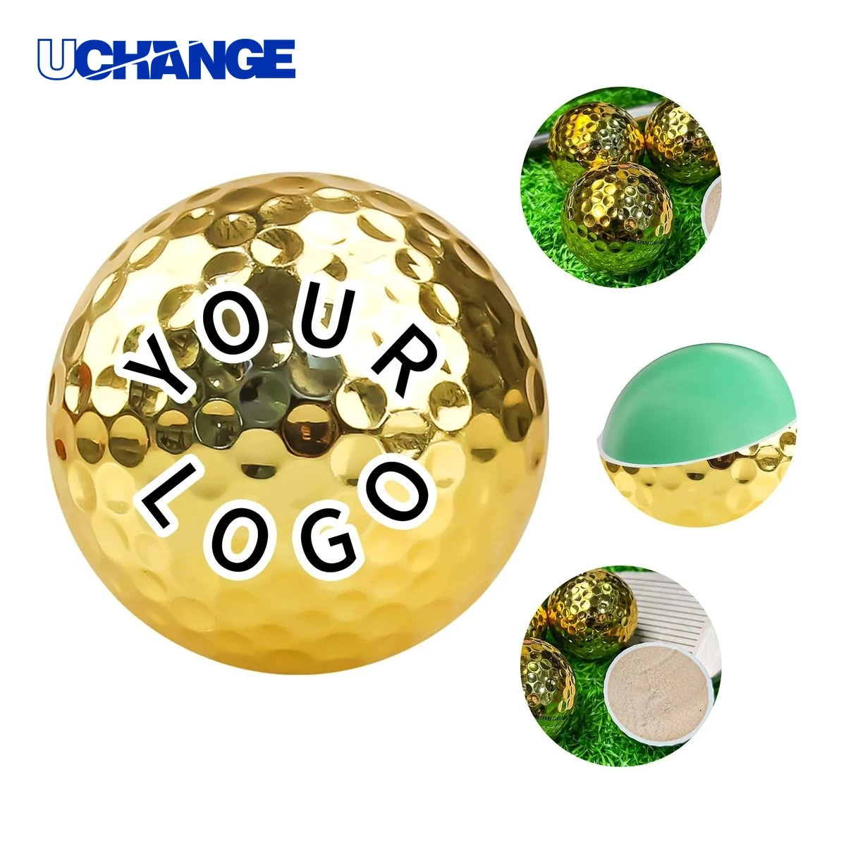 Metal Golf Ball Display Ball 1