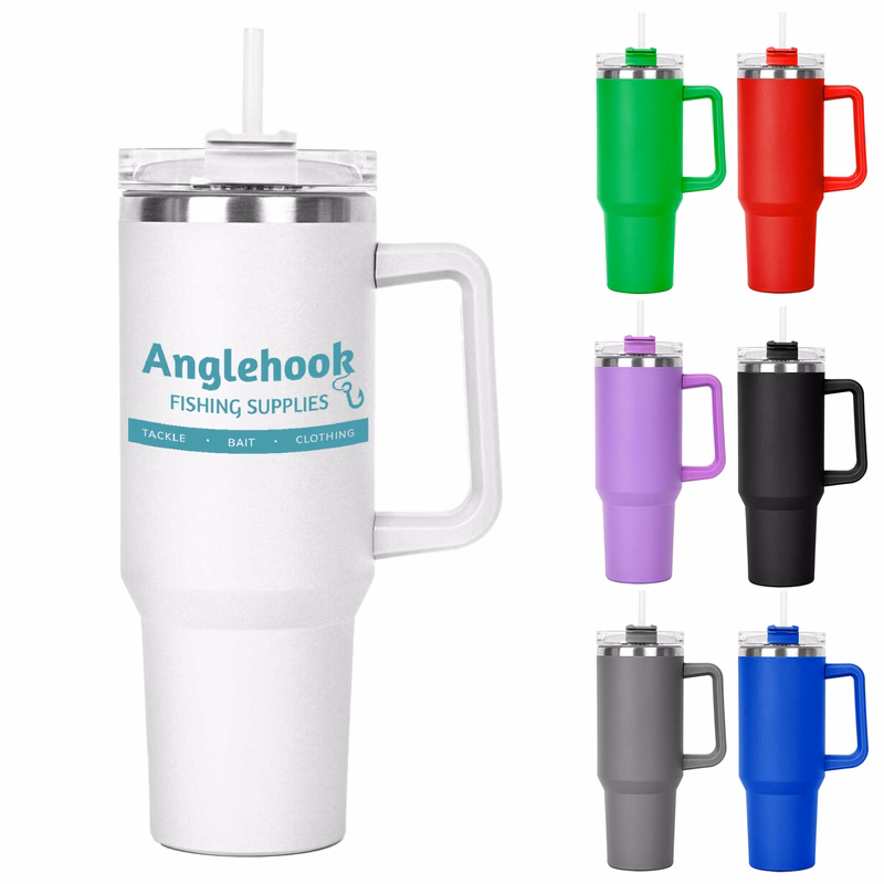 Fortress 40 oz. Double Wall Stainless Steel Mug w/ Handle