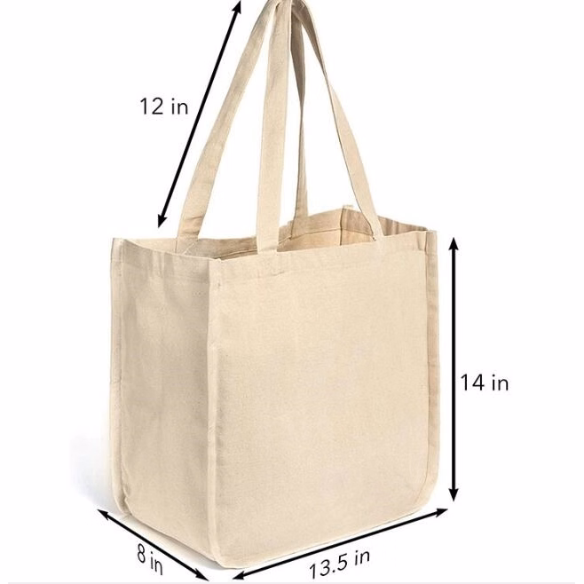 natural cotton tote