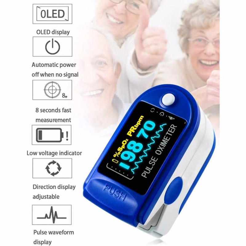 Finger Pulse Oximeter With FDA 510K Certification