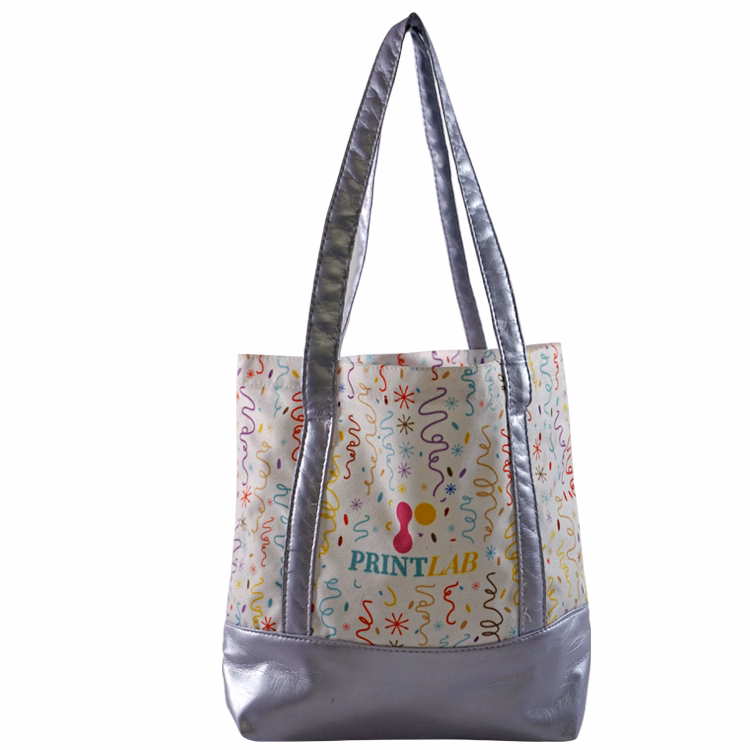 Small Bottom Gusset Luxury Tote (11"H x 14"W x 5"D)
