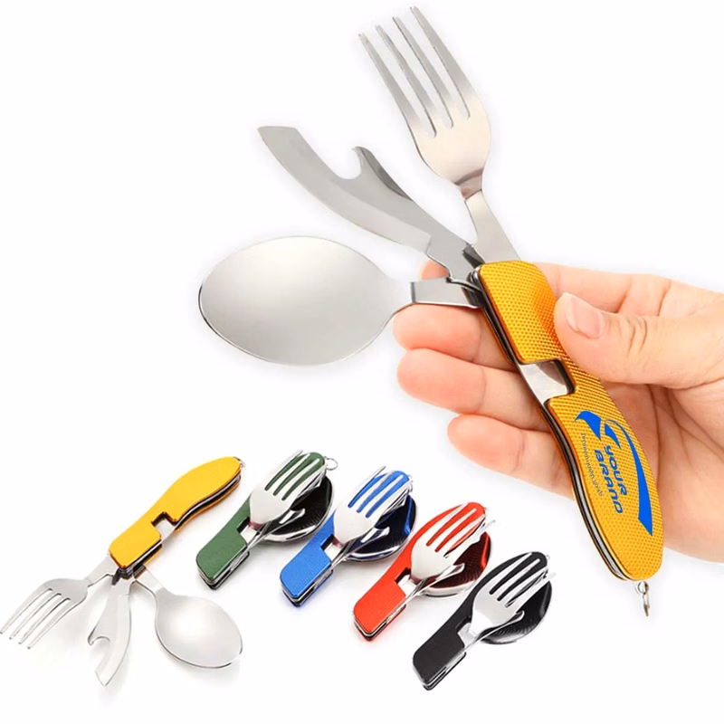 3-in-1 Multifunctional Folding Camping Utensil