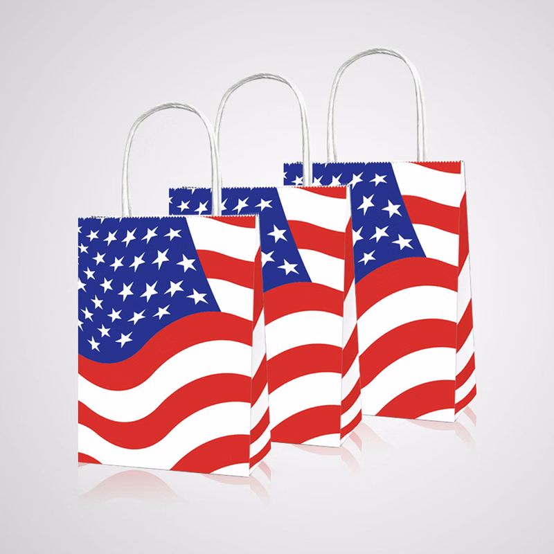 American Flag Gift Bags