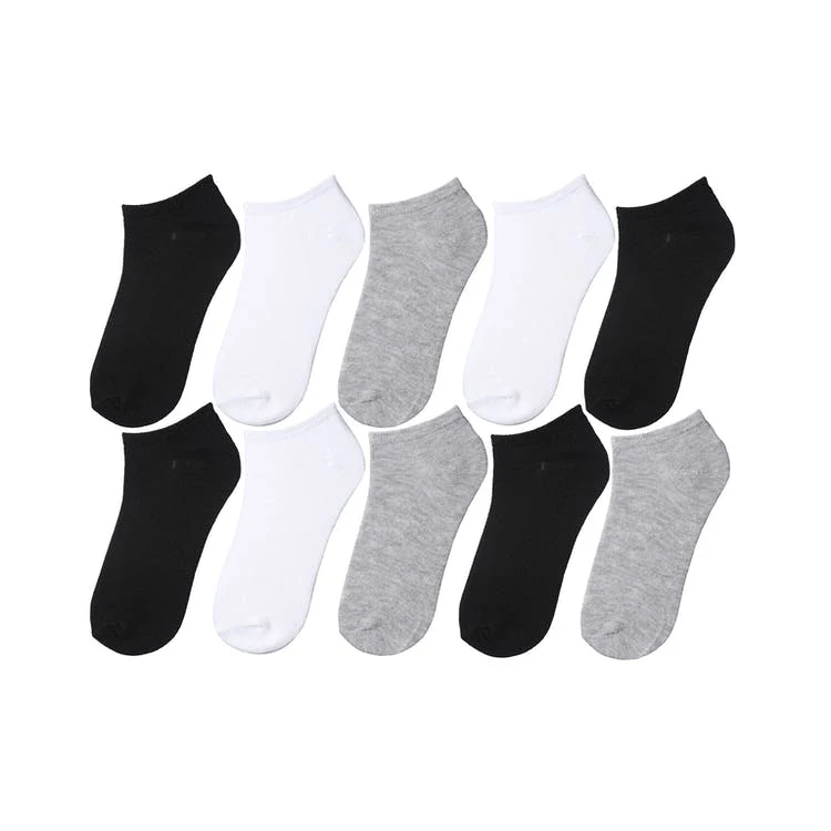 Girls' Ankle Socks - Low Cut 10 Pack 3 Colors Size 6-8 1