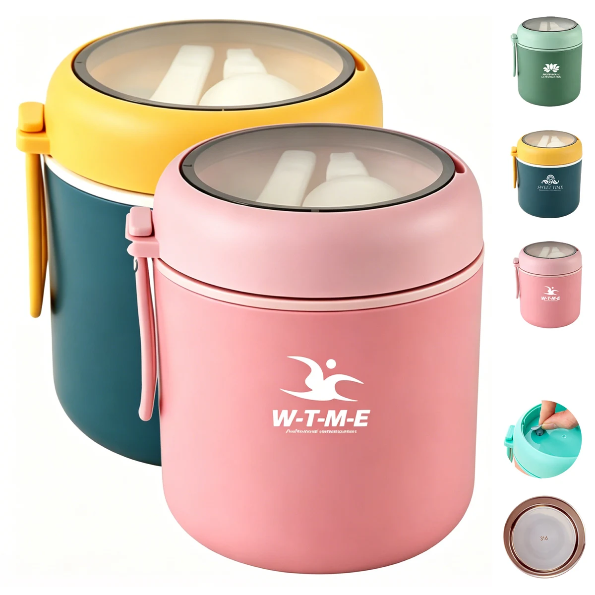 18oz Stainless Steel Insulated Thermos Food Jar 1