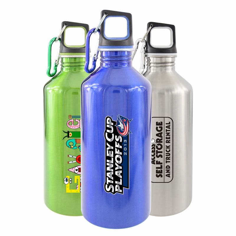 Traveler 20 Oz. 18/8 Stainless Steel Sports Bottle (Blue)