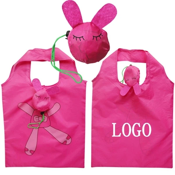 Rabbit Polyester Foldable Shopping Bag 1