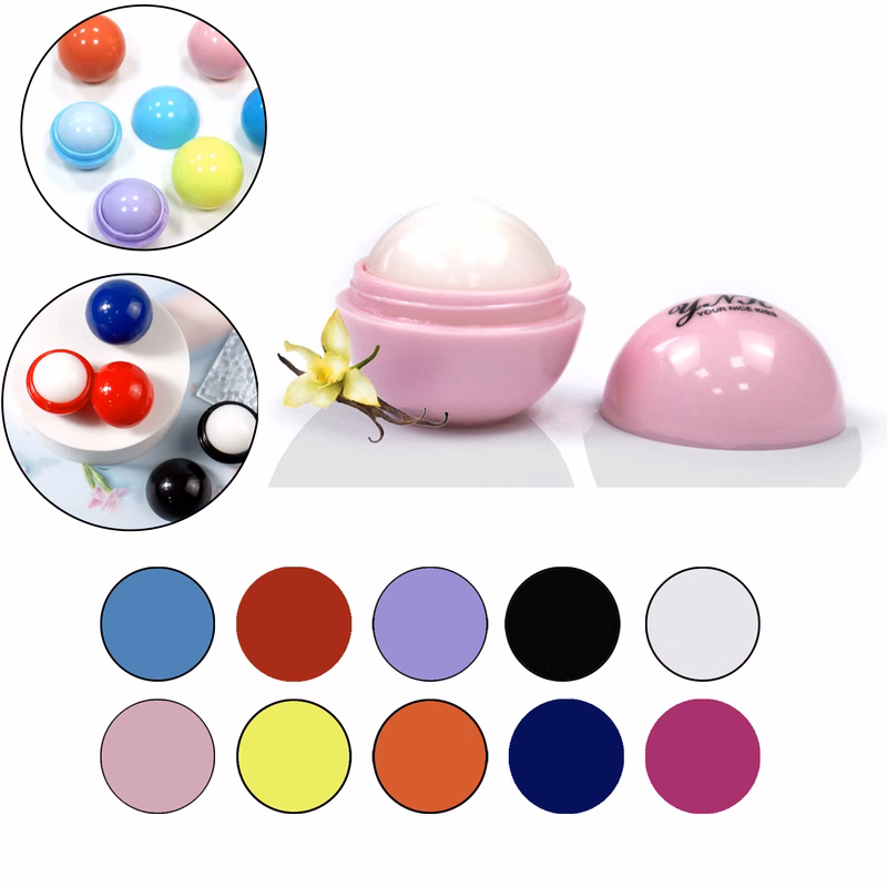 Ball-shaped Fruity Lip Balm