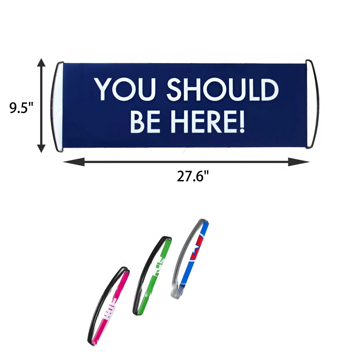 MOQ 50 PCS Custom Retractable Handheld Banner 1