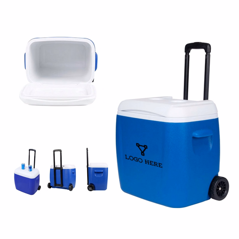 MOQ 50 Heavy Duty 30 Qt Leakproof Wheeled Hard Cooler