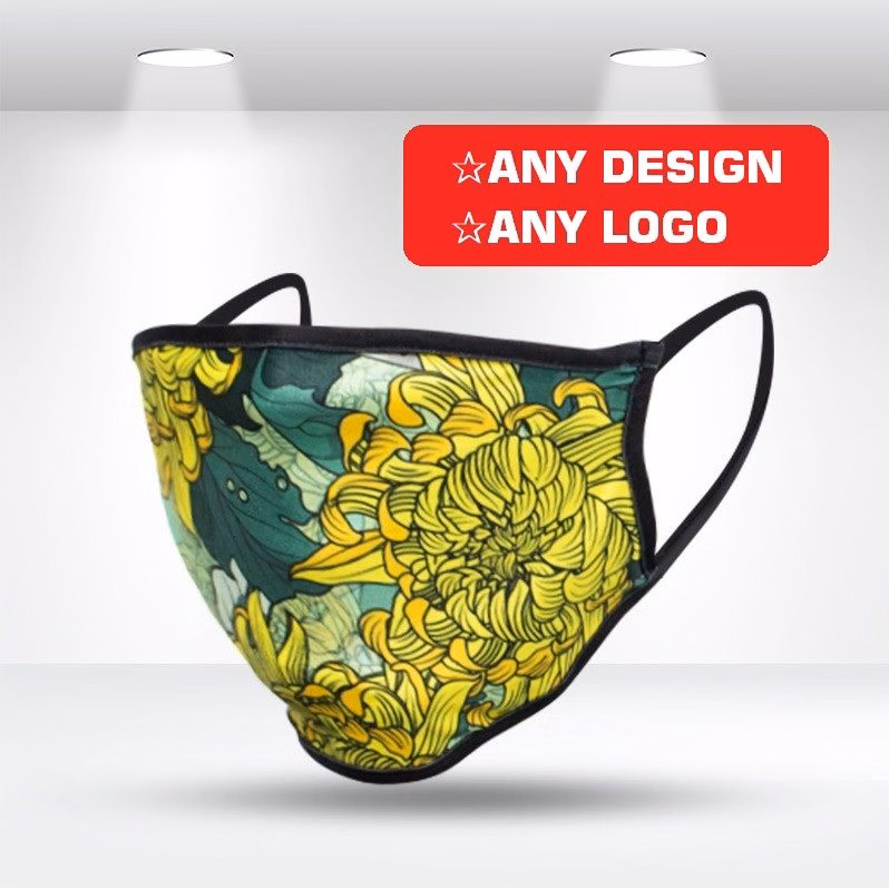Custom Face Mask - STANDARD FLAT - Sublimation