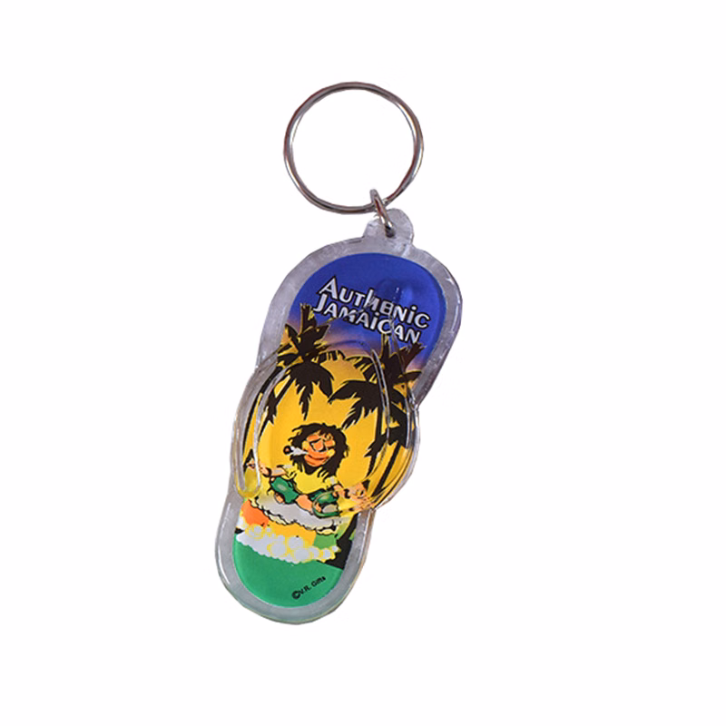 Custom Acrylic Flip-Flop Key Ring