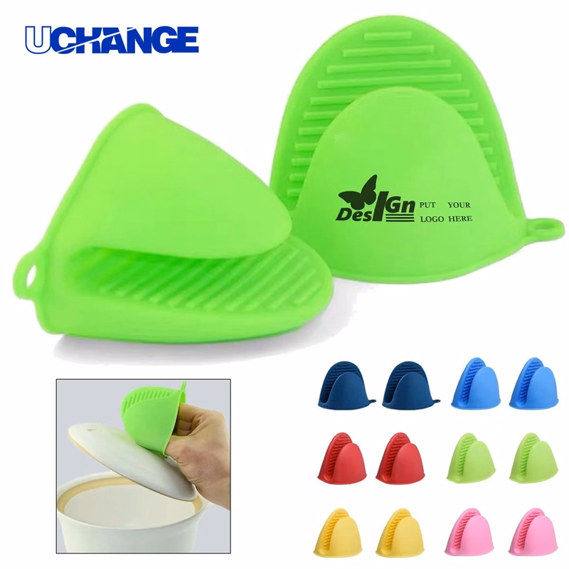 Heat Resistant Silicone Oven Mitts Set