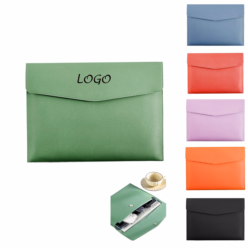 Pvc Leather File Bag