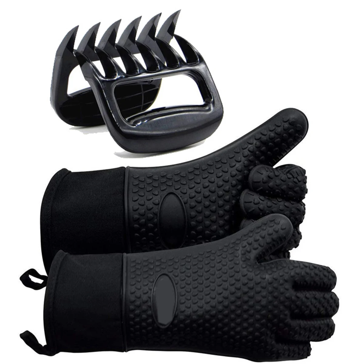 Kitchen Silicone Heat Resistant Oven Gloves 1