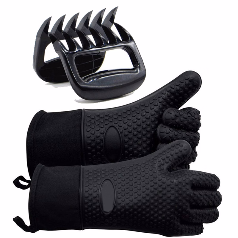 Kitchen Silicone Heat Resistant Oven Gloves