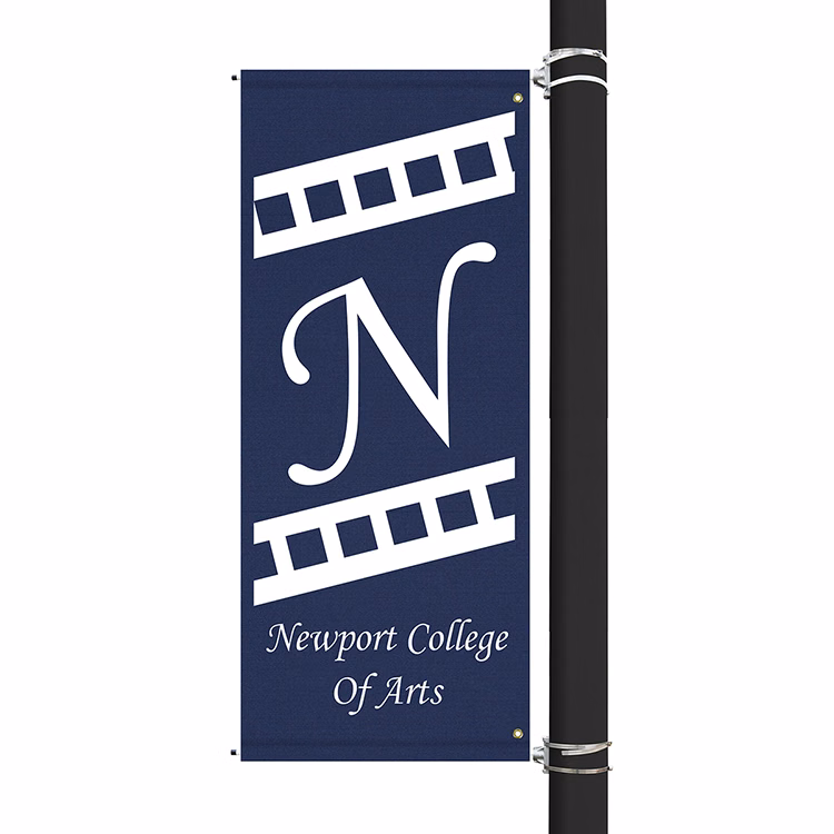 72" x 30" Custom Sunbrella™ Avenue Banner-1 Color Imprint