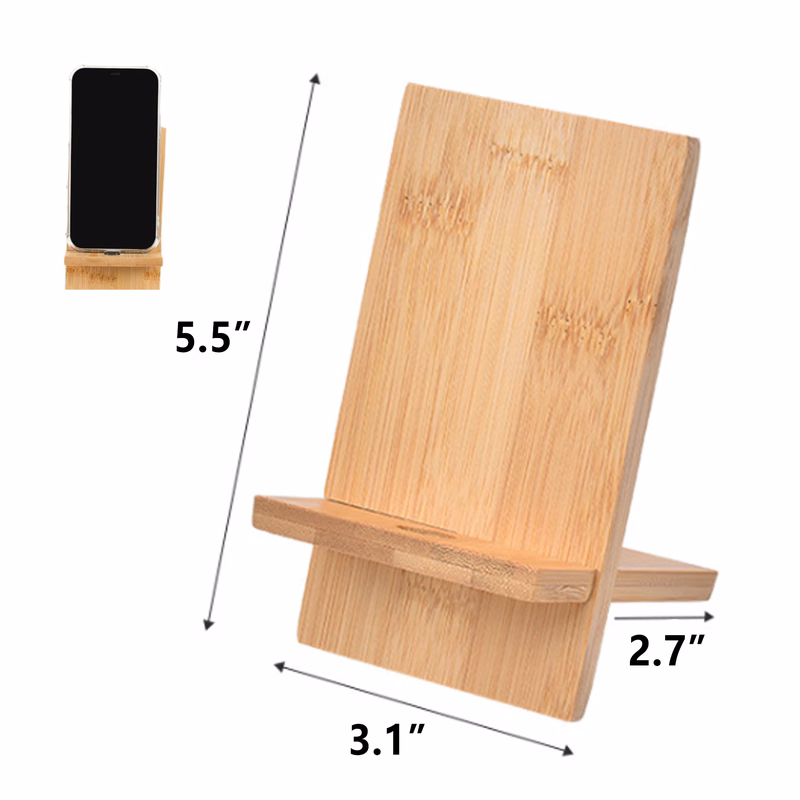Detachable Bamboo Phone Stand