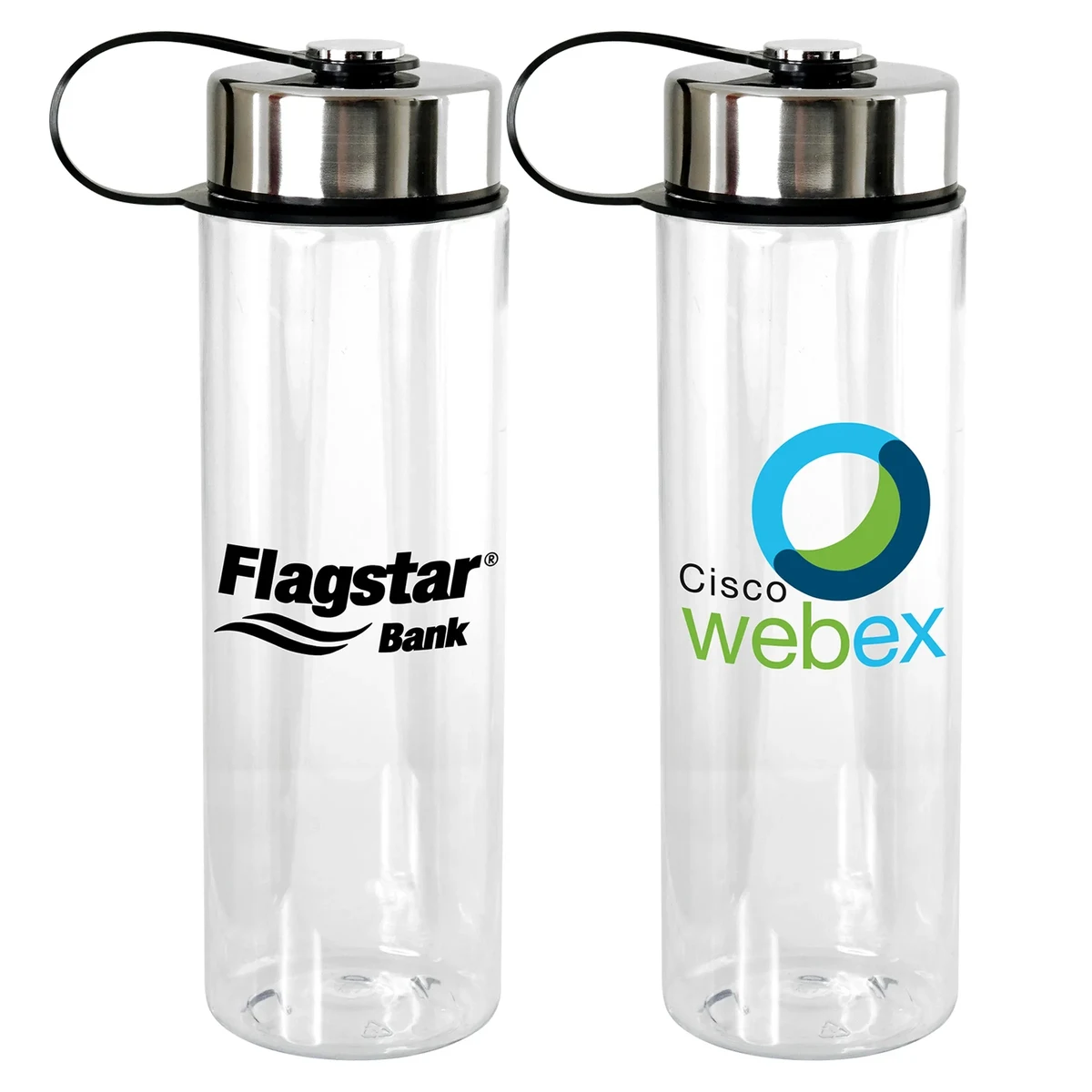 Metal Lanyard Lid 24 oz. Bottle, custom water bottle with logo imprint 1