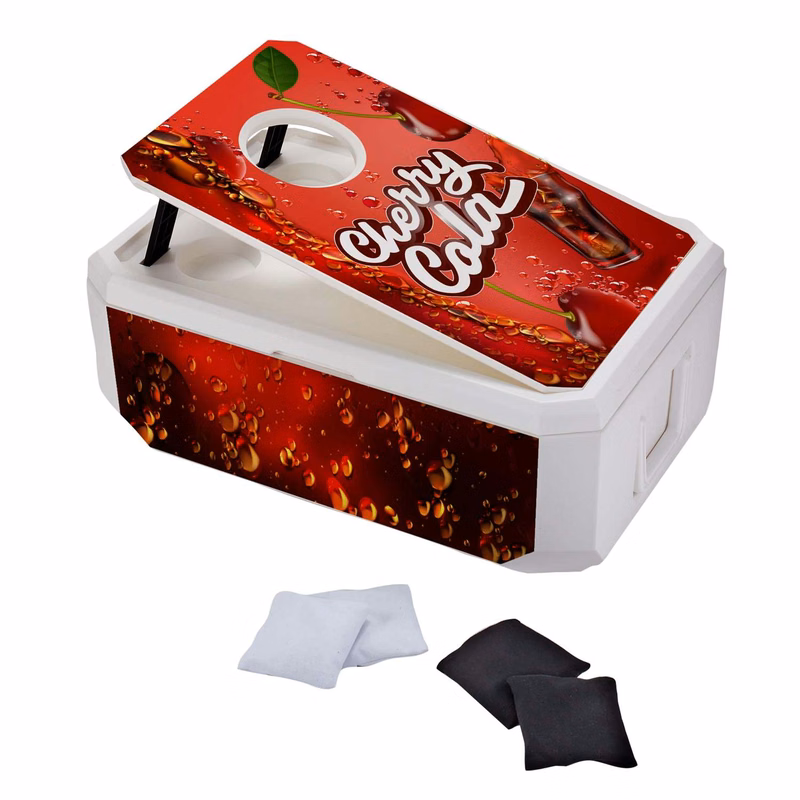 Cornhole Cooler, Top and Sides Decal