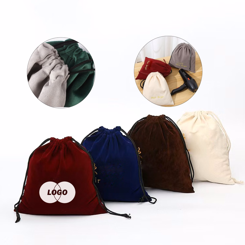 Velvet Drawstring Bags 12" x 8"