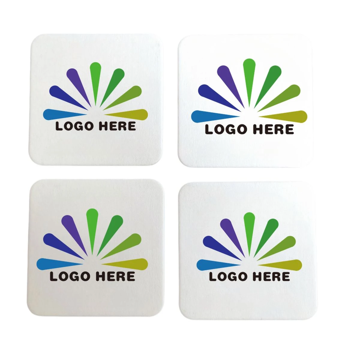 Custom Absorbent Paper Coaster 1