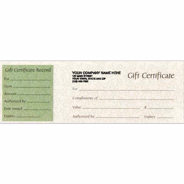 Paradise Green Gift Certificate