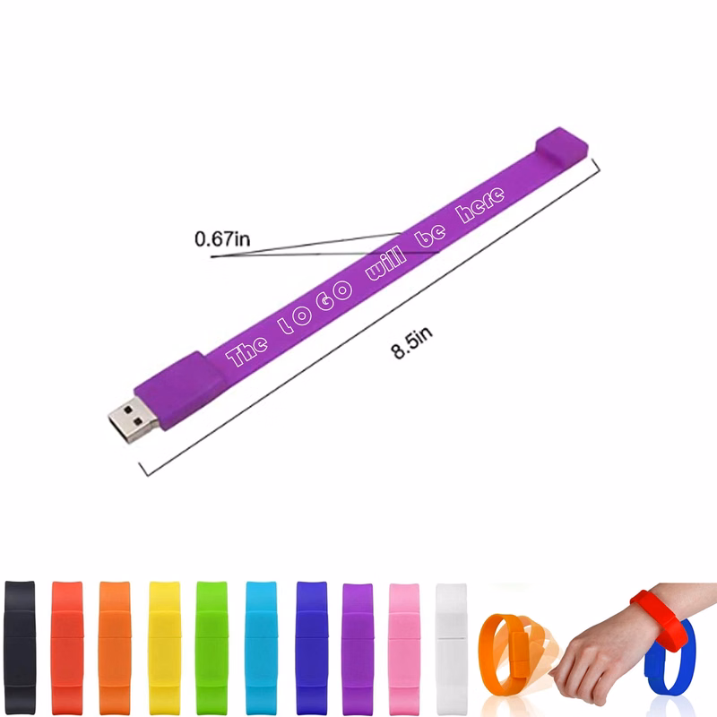 USB Drives Silicone Bracelet