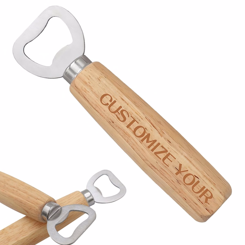 Wood Handle Bottle Opener