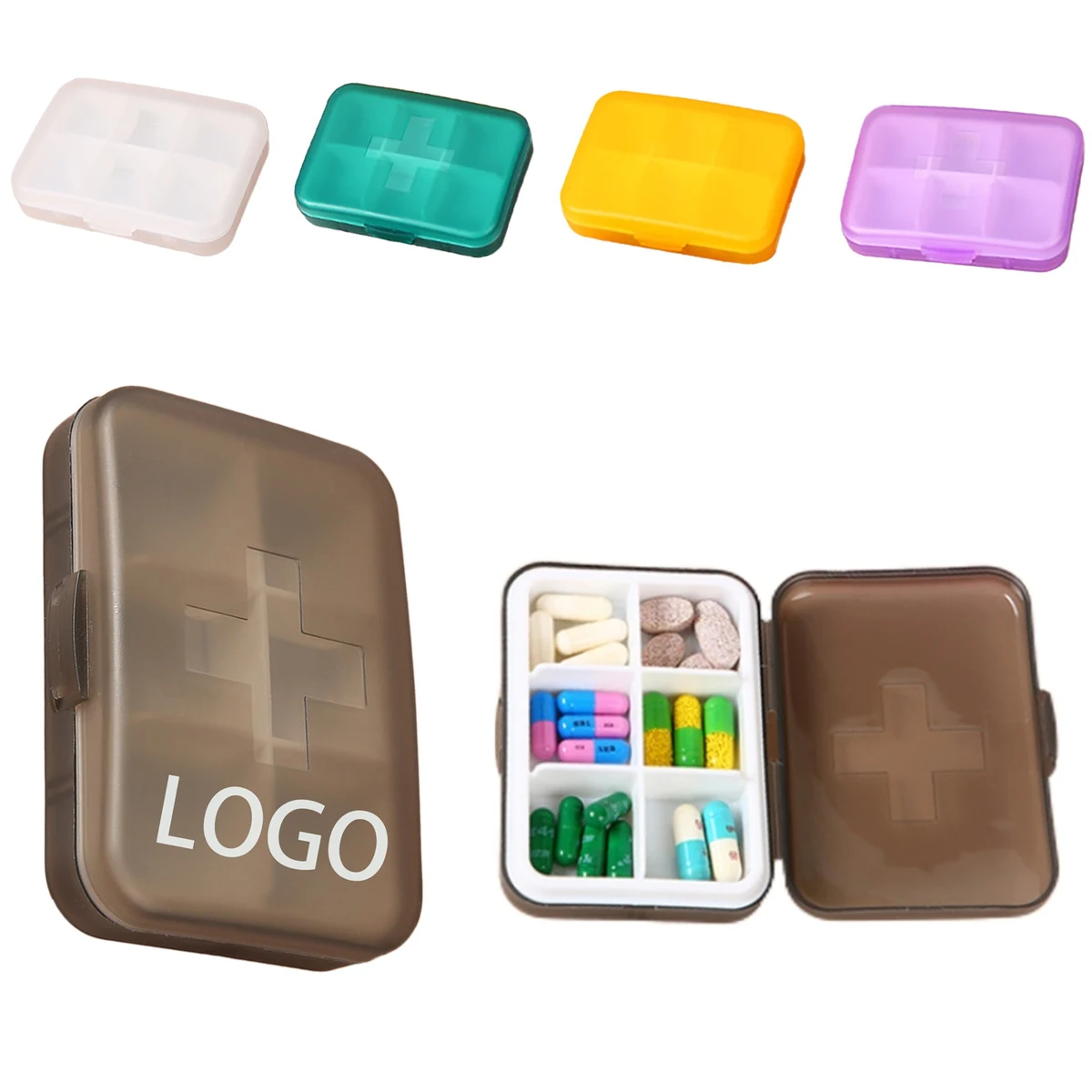 Six Compartment Medicine Box 1