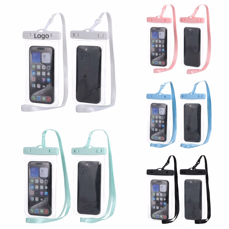 Clear Waterproof Phone Pouch W/ Lanyards