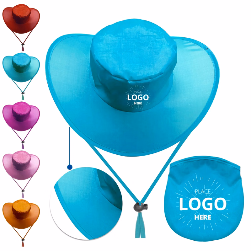 Twist and Fold Colorful Sun Hat