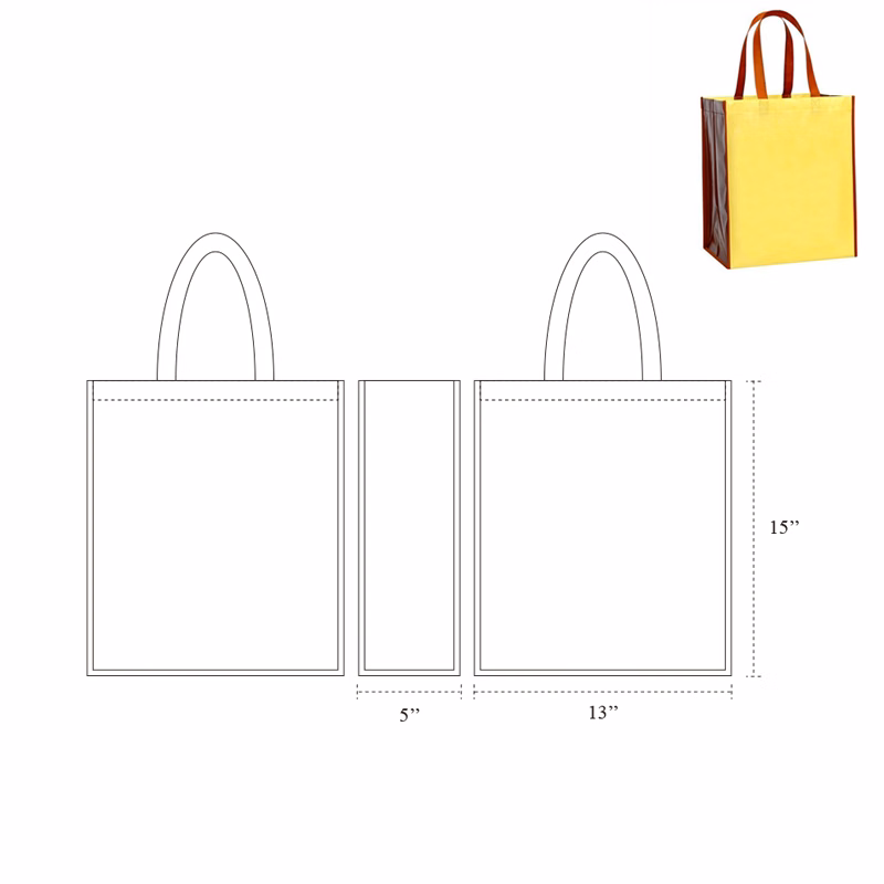 Laminated Non-Woven Shopping Tote Bag