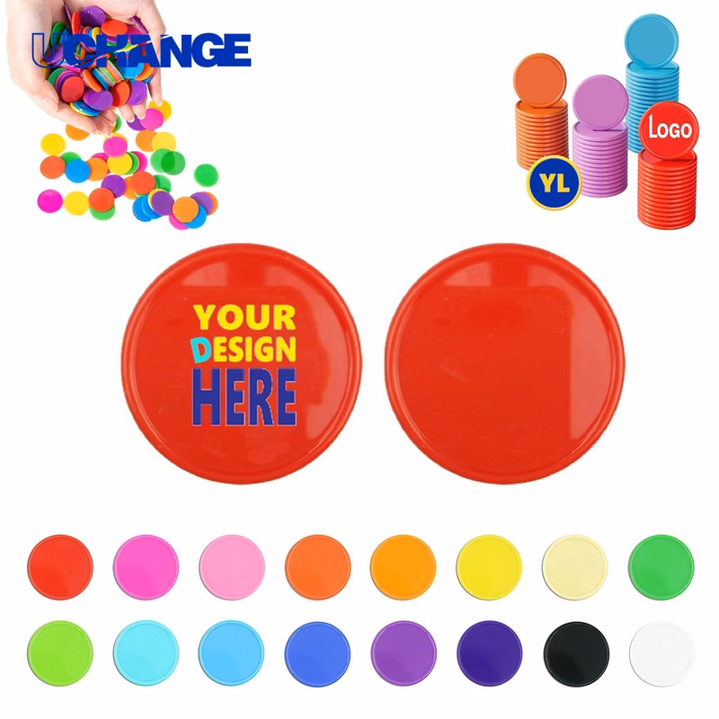 Premium Round Plastic Poker Chips