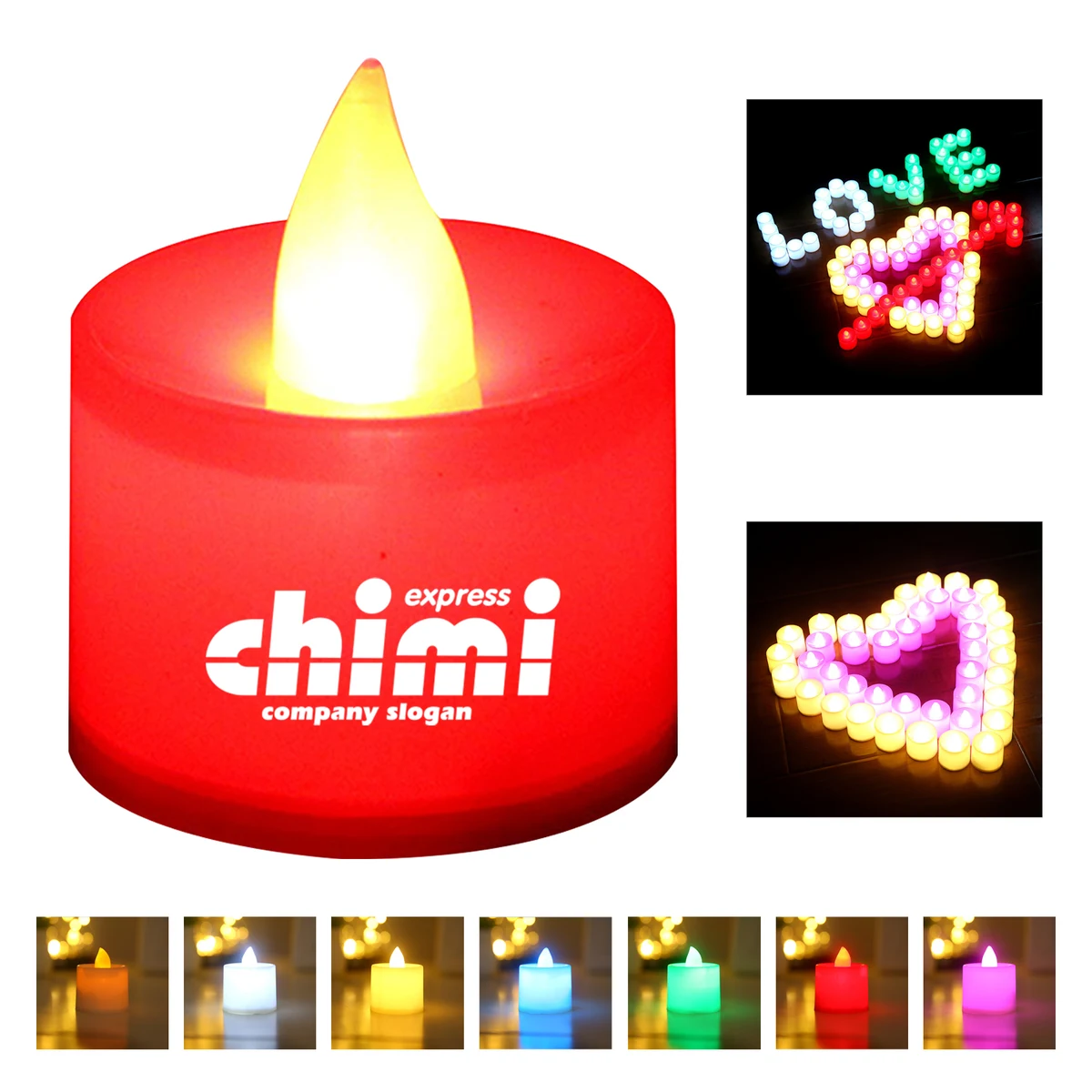 Led Festival Tealight Candle Including Battery 1