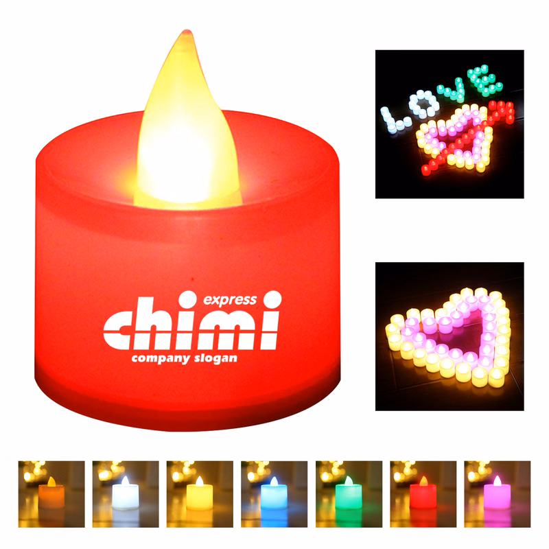 Led Festival Tealight Candle Including Battery