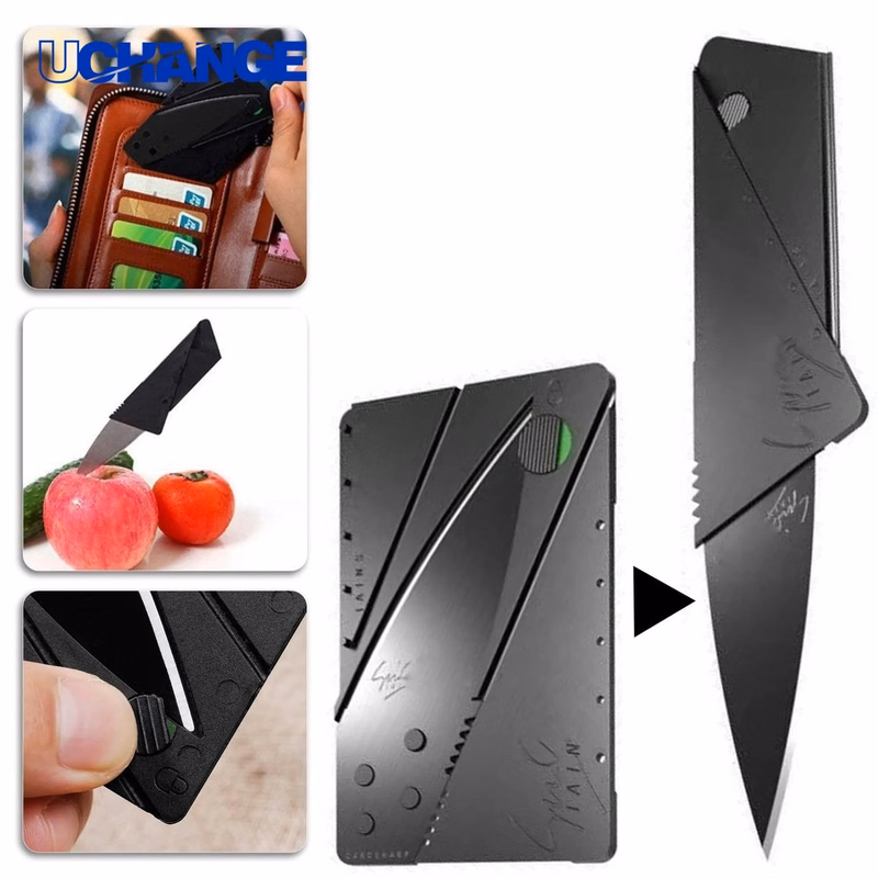 Foldable Stainless Steel Card Knife Tool