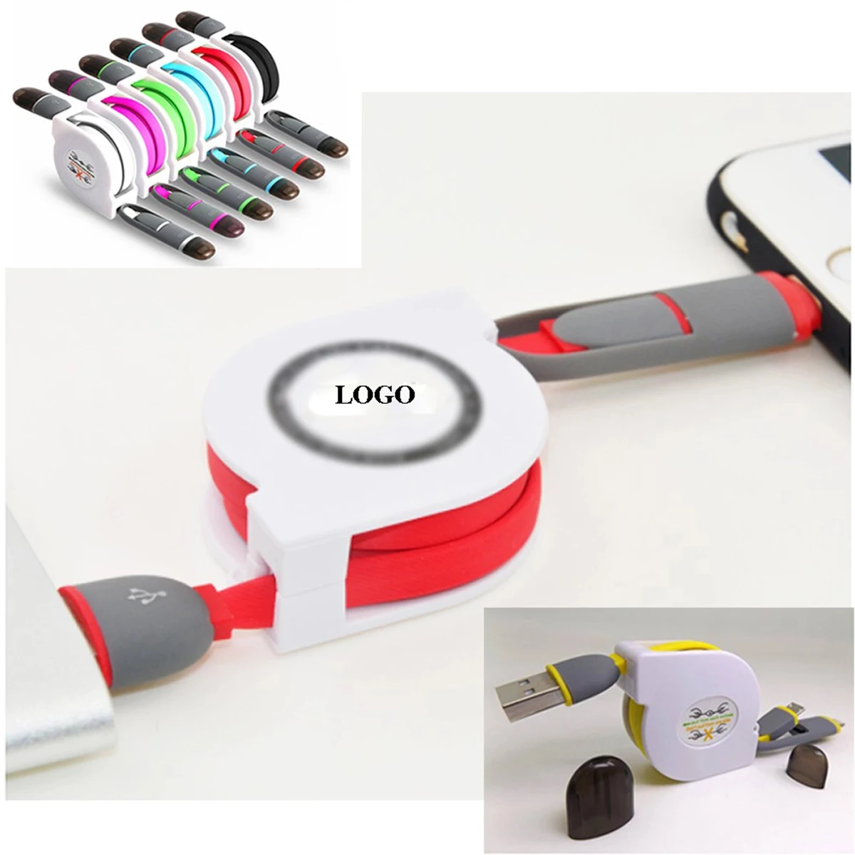 2 In1 USB Retractable Charging Cable 1