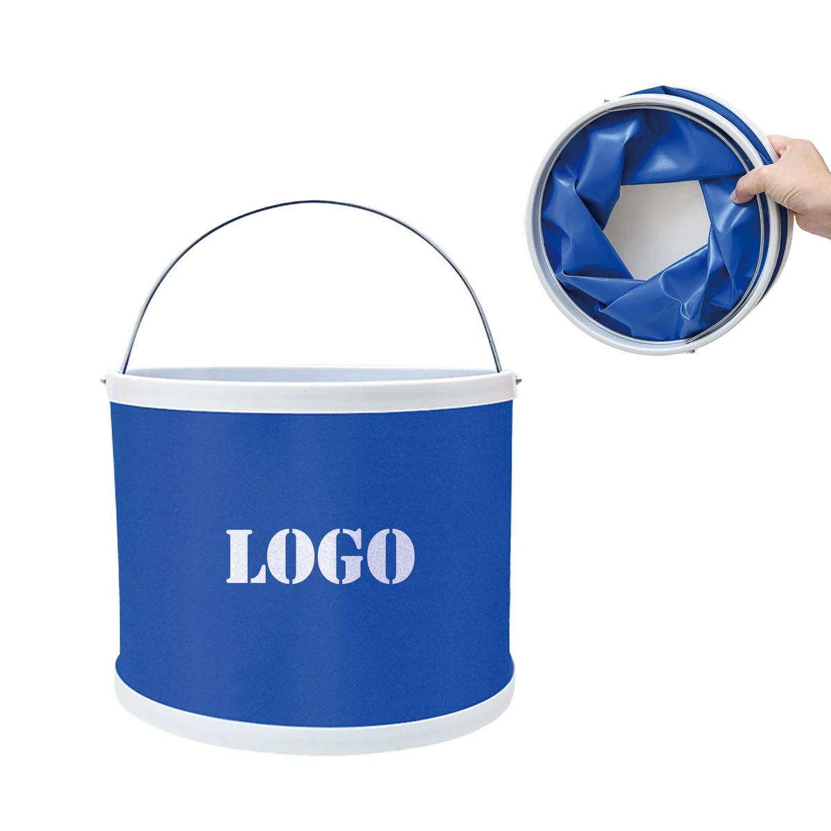 2.4 Gallons Folding Bucket 1