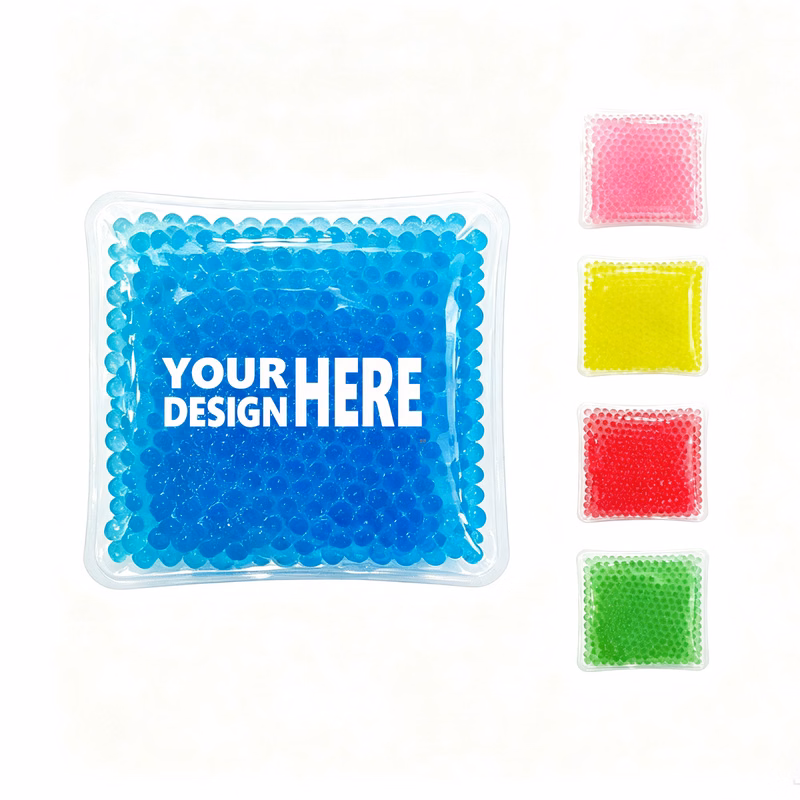 Customizable Colorful Gel Bead Hot Cold Therapy Relief Pad