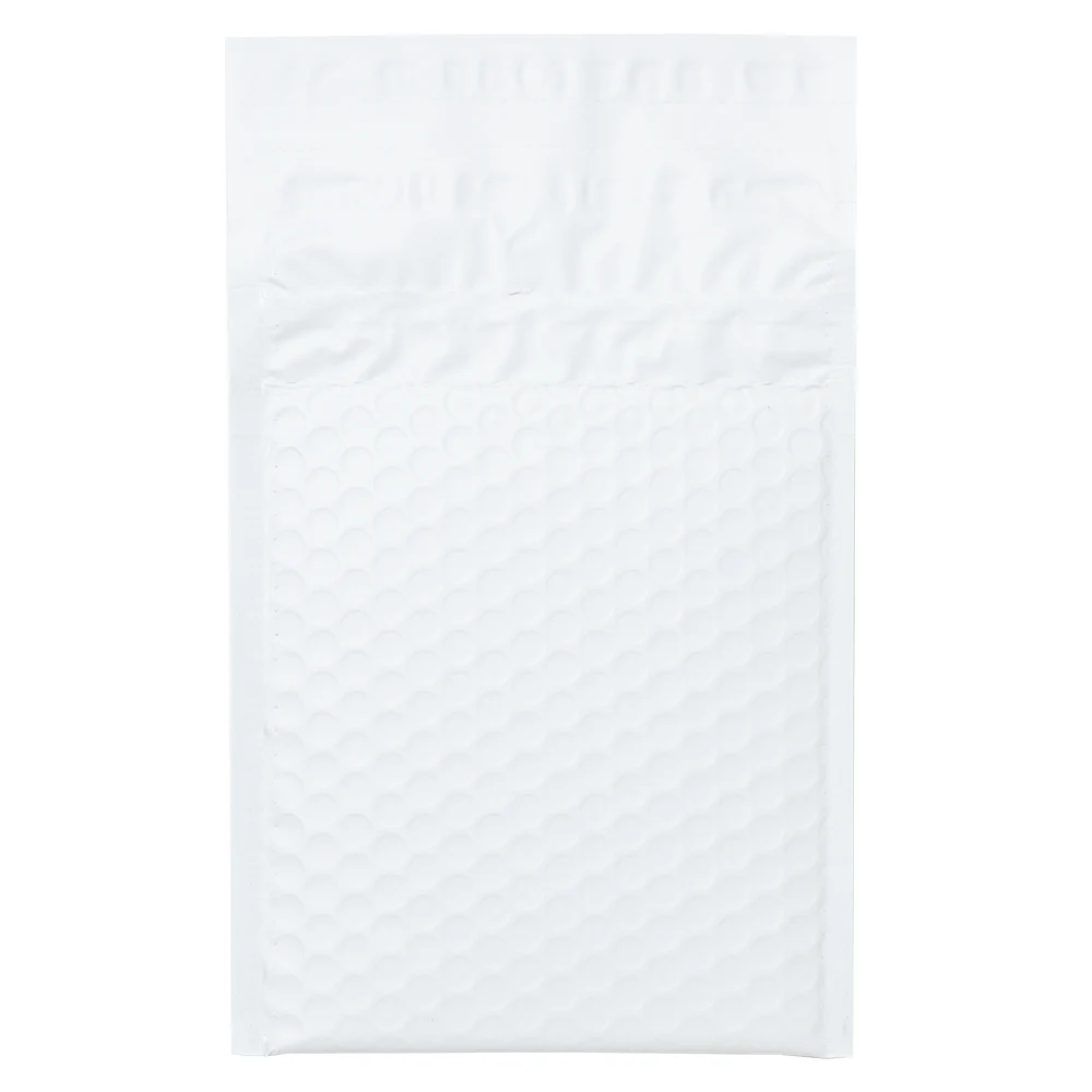 White Bubble Mailer - 100% Recyclable, 30% Recycled Material 1