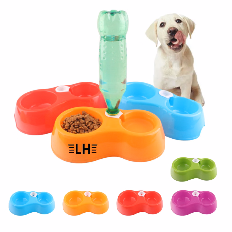 Pet Dual-Use Water Dispenser & Bowl
