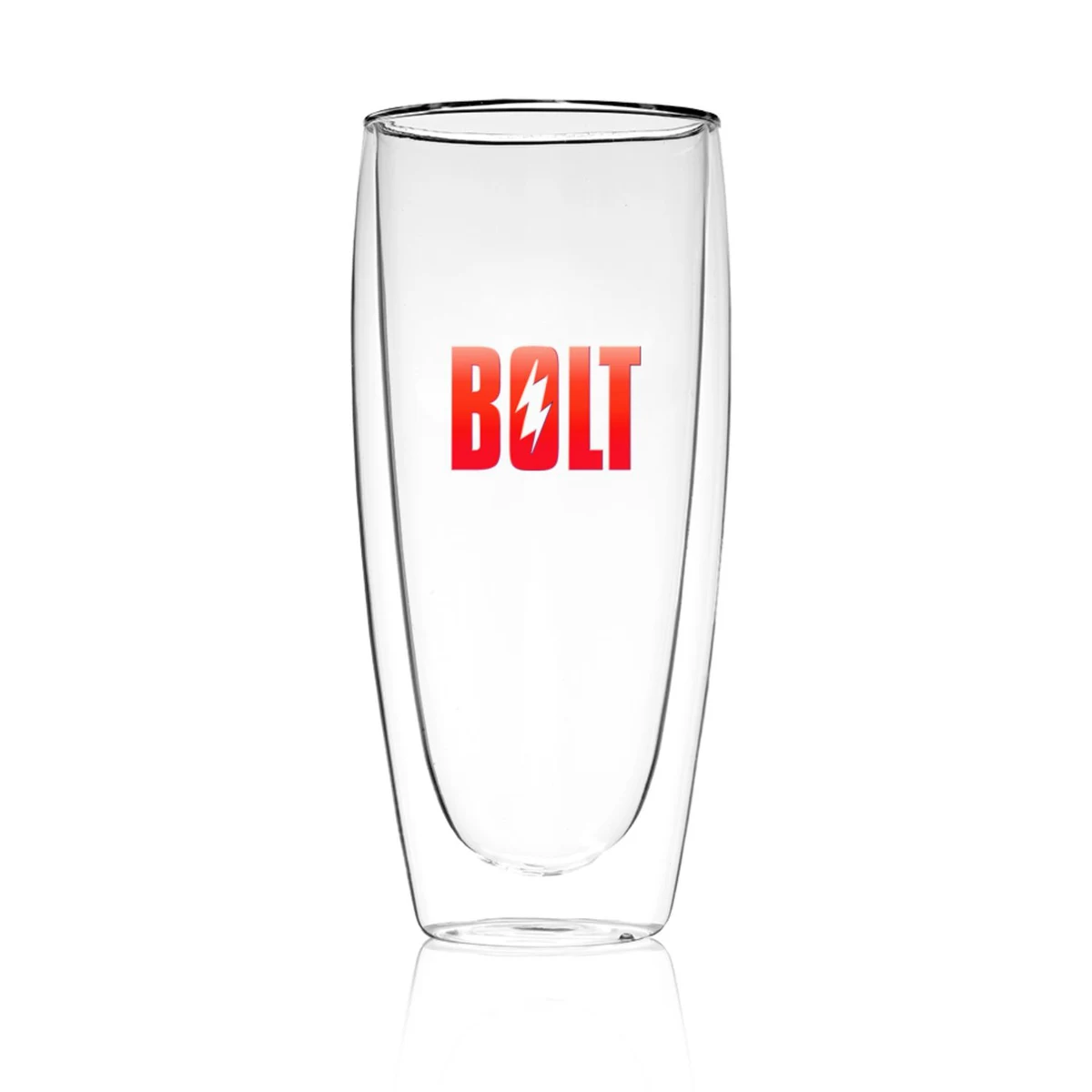 22 oz. Lagos Tall Double Wall Glasses Mugs W/ Custom Logo 1