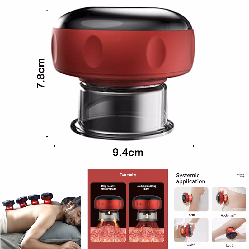 12 Gears Rechargeable Vacuum And Cupping Therapy Machine