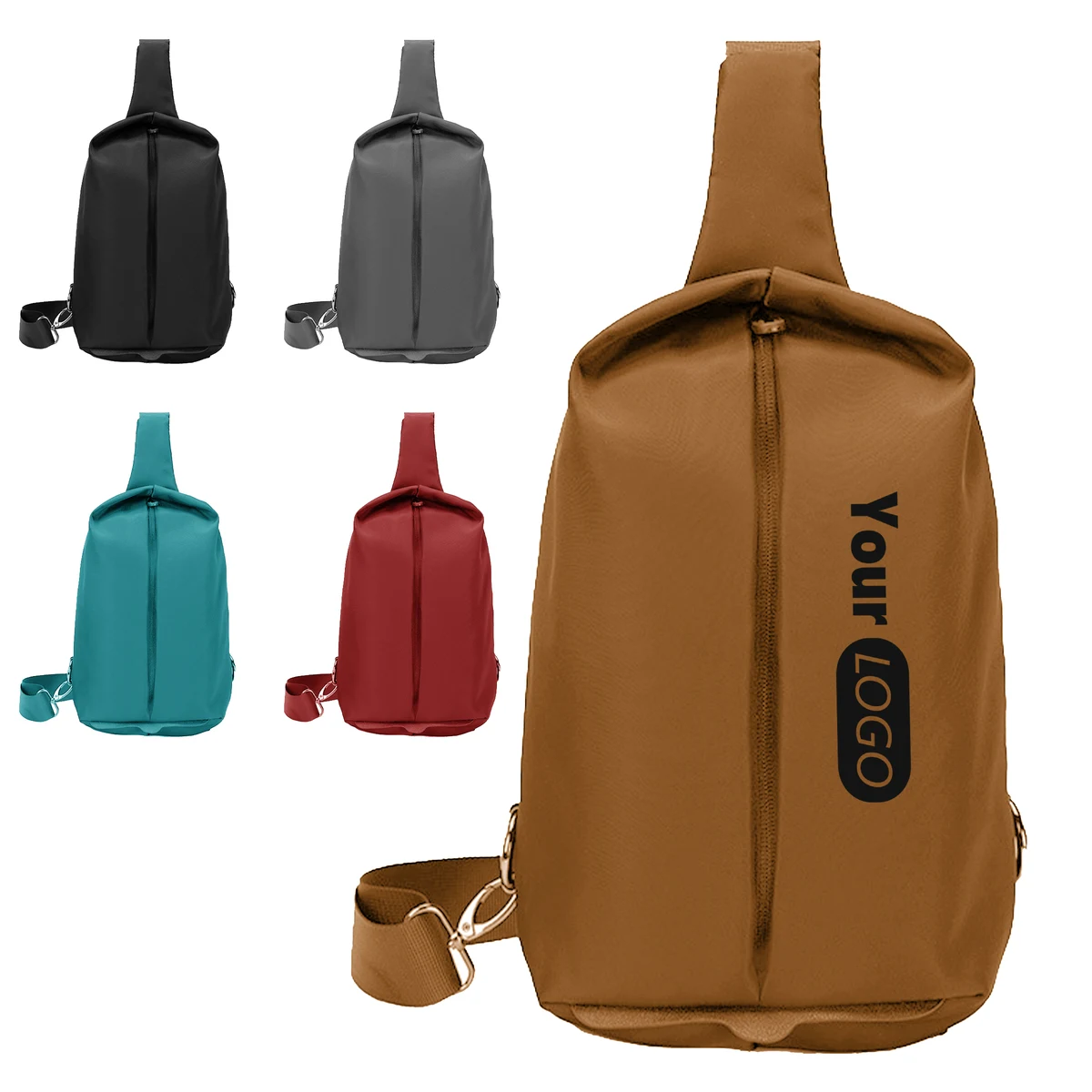 Polyester Customizable Men's Chest Bag 1