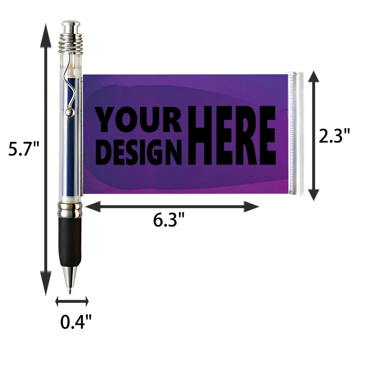 Push Button Banner Pen 1